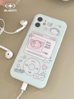 수심 Music Star Case 뮤직 스타 케이스 아이폰 고양이 mp3 폰 15 프로