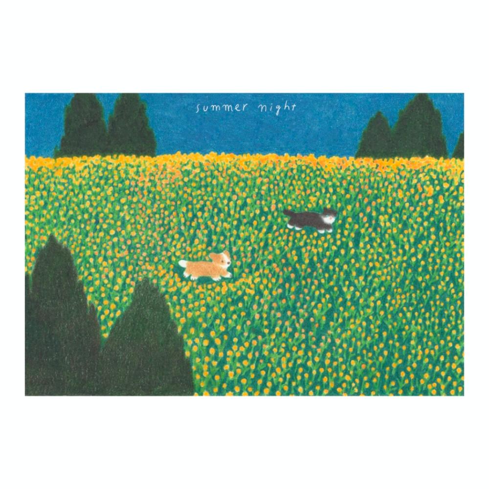 [여름밤] 산책 엽서