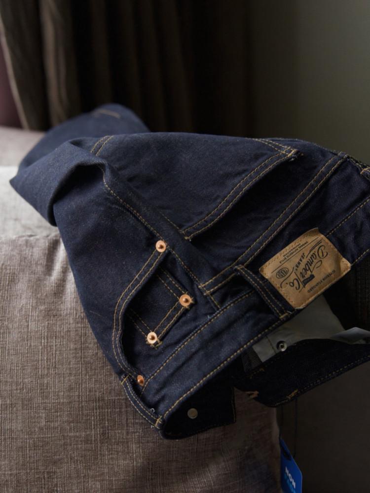 D.AMBER 디엠버 논페이드 데님 가을 와이드핏 생지 청바지 denim (1 Color)