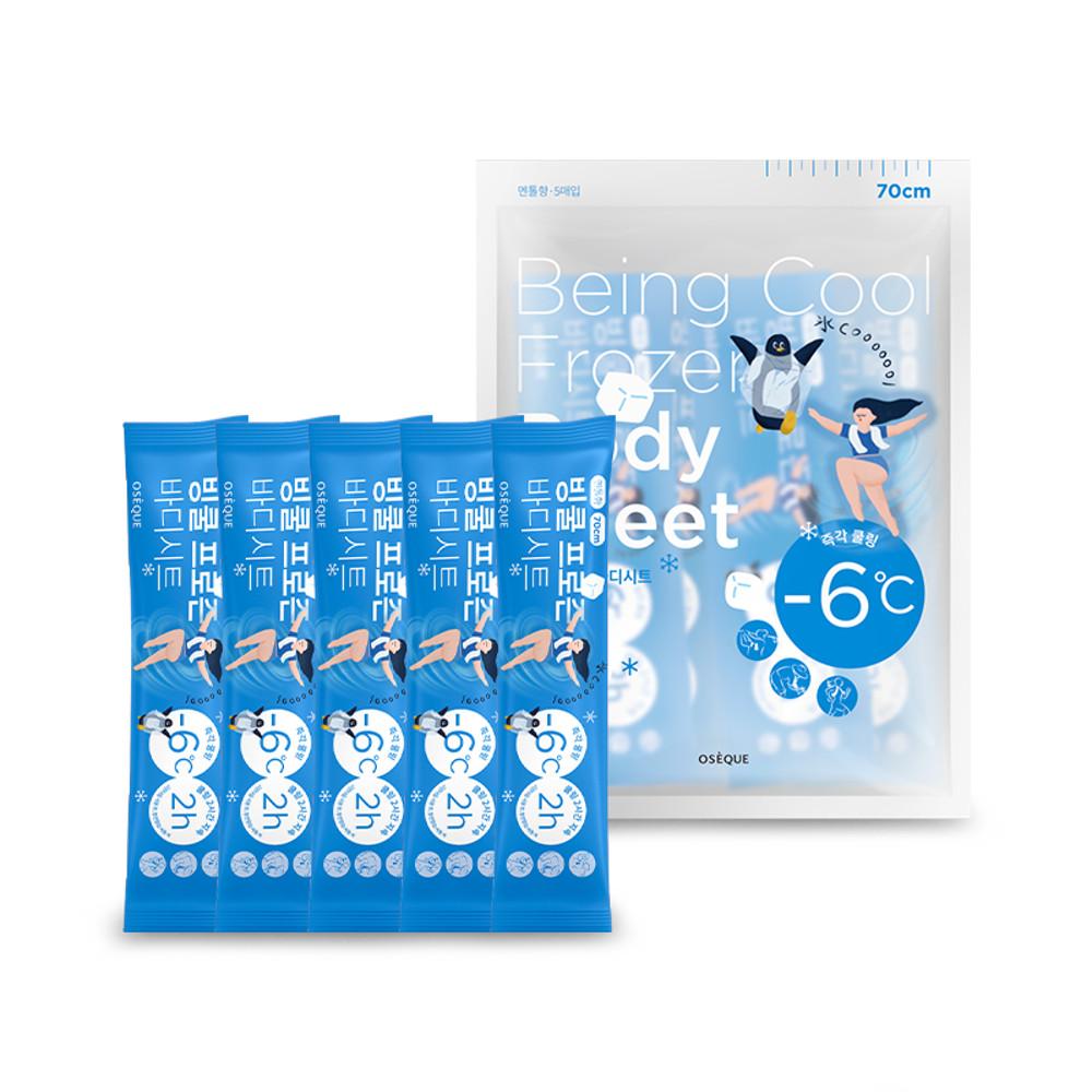 [1+1]빙쿨 프로즌 바디 시트 일회용 쿨링 시트