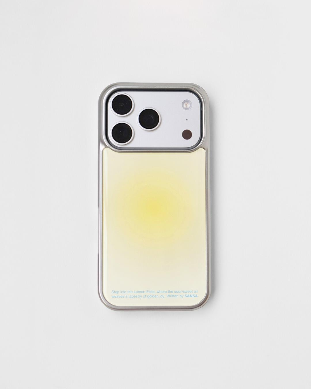 실버 범퍼 케이스_Lemon Field