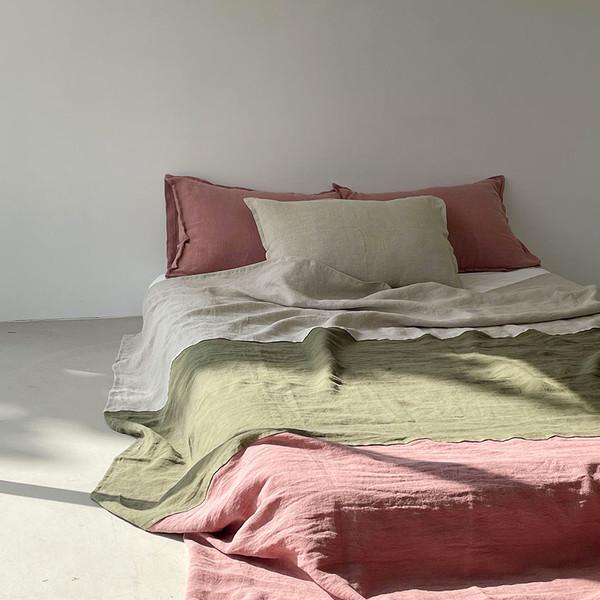 LINEN STRIPED SINGLE COMFORTER