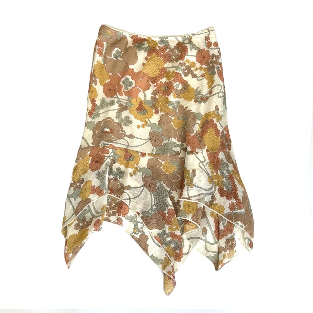 diagonal chiffon skirt 2