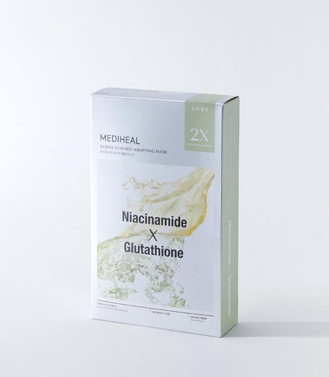 더마 시너지 랩핑 마스크 [잡티결광] 10매