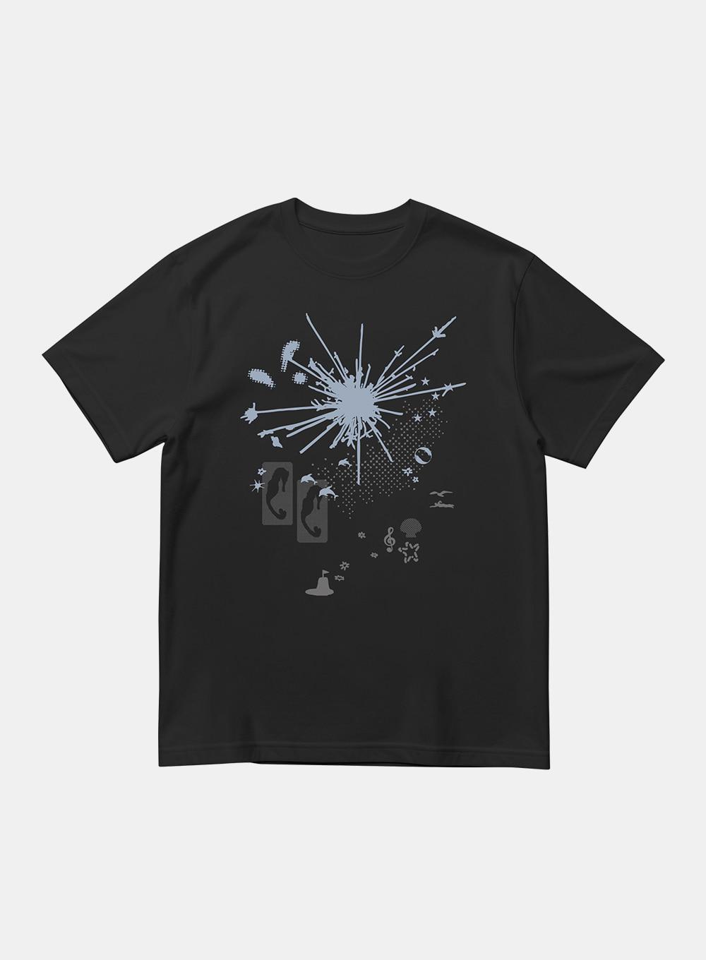 GRAPHIC TEE Blue Summer