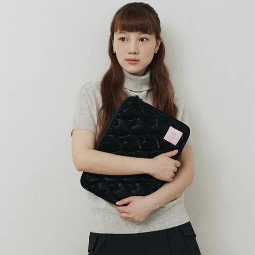 Heart Padded Notebook Pouch(13inch/15inch)_HC2412PC002M 노트북파우치
