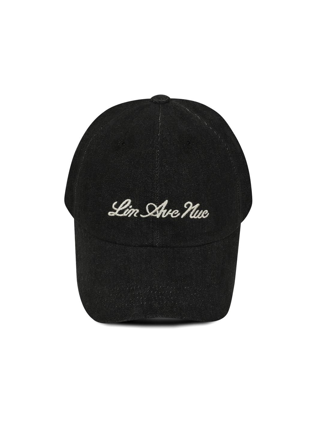 린에비뉴 데님 볼캡 - 빈티지 블랙