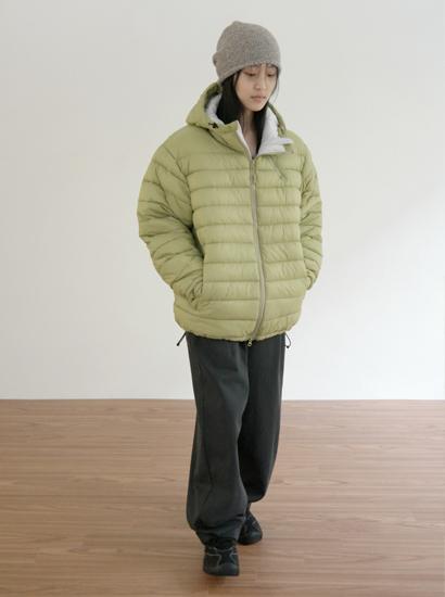 라이트 투 지퍼 패딩 점퍼 (4c)