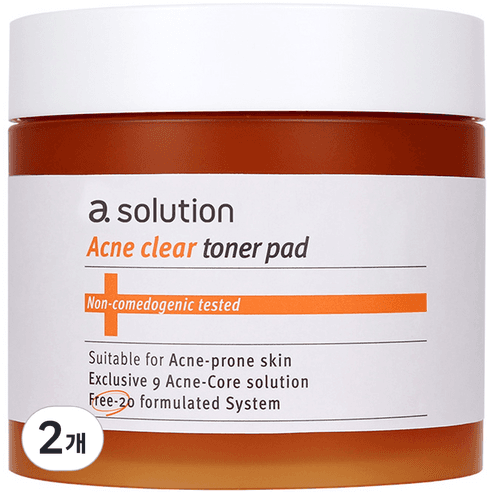 에이솔루션 클리어 토너 패드 60p, 60개입, 2개