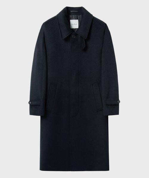 캐시미어 블렌드 발마칸 코트_DARK NAVY