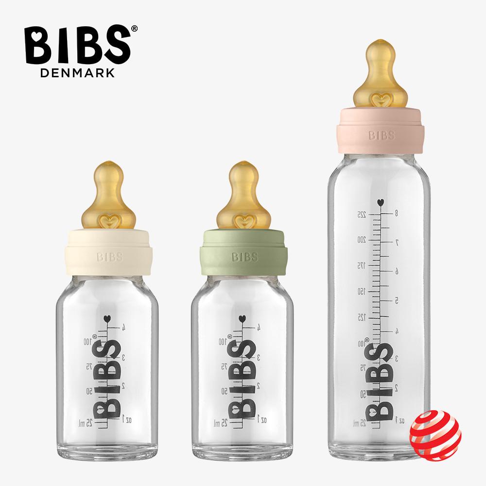 [빕스] BIBS 유리젖병 천연고무 붕규산 컴플리트 세트