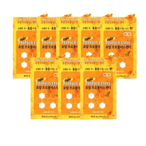 로얄 프로폴리스 캔디 레몬, 36g, 8개 - 사탕 | 쿠팡