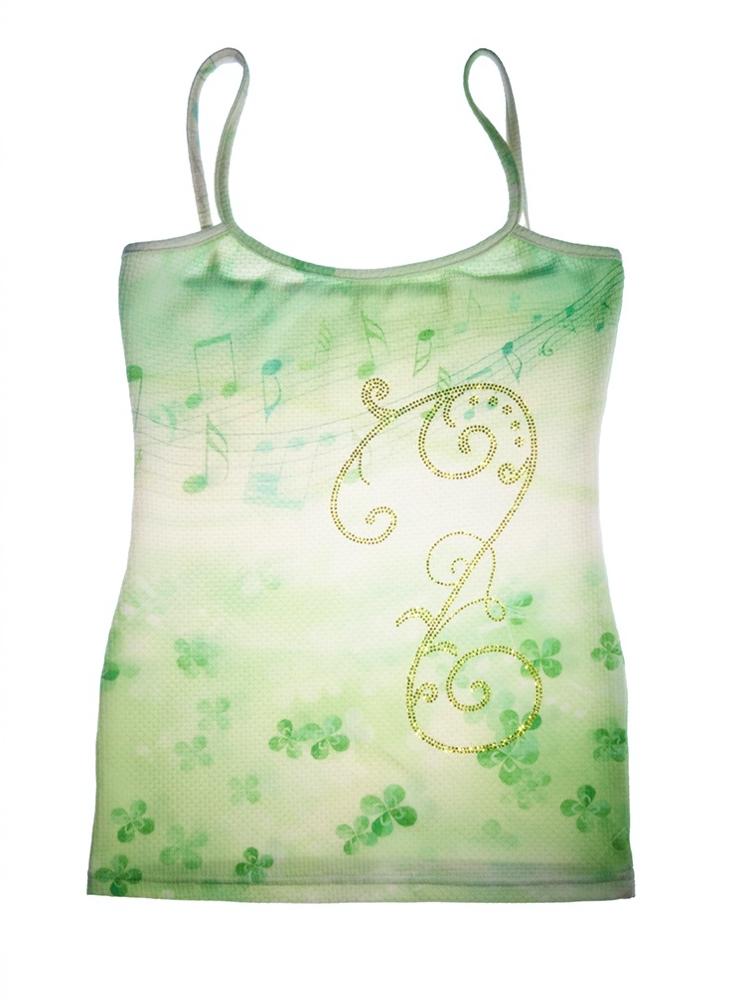 Zenlulu Green Lucky Suspender Sleeveless