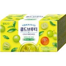 담터 콜드브루티 샤인머스캣 그린티