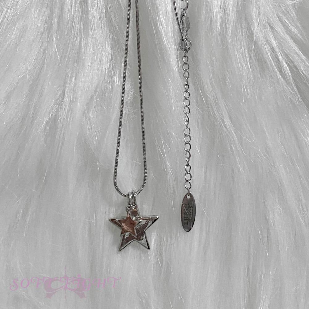 [SOFT EIGHT⋆쏘엣] Two star necklace