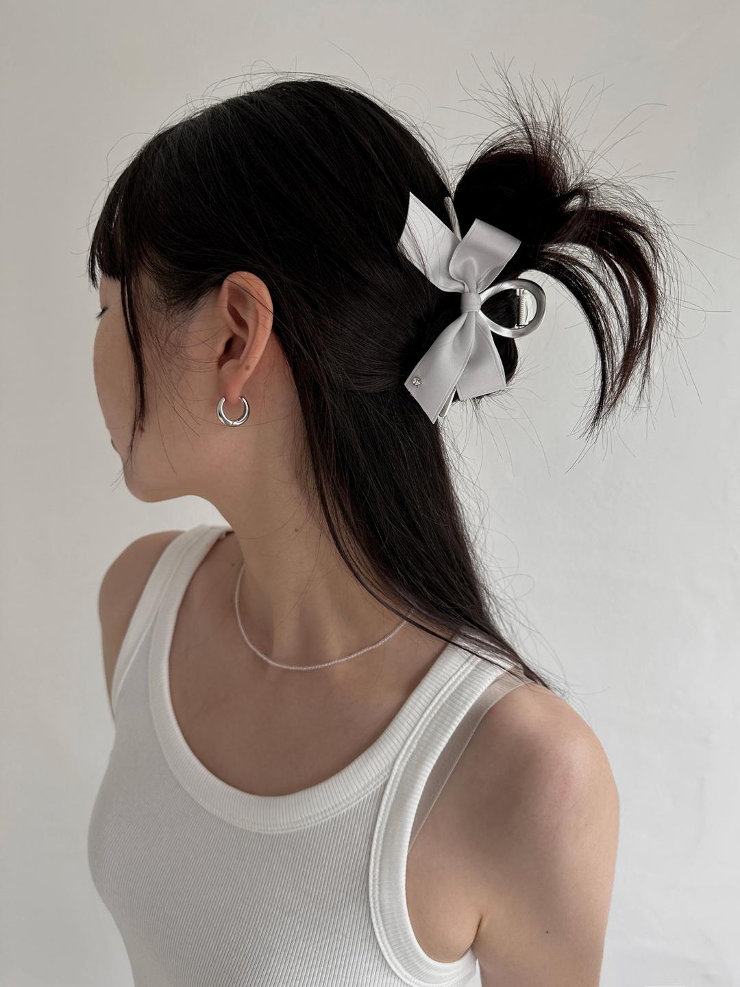 드롭 라인 링 귀걸이