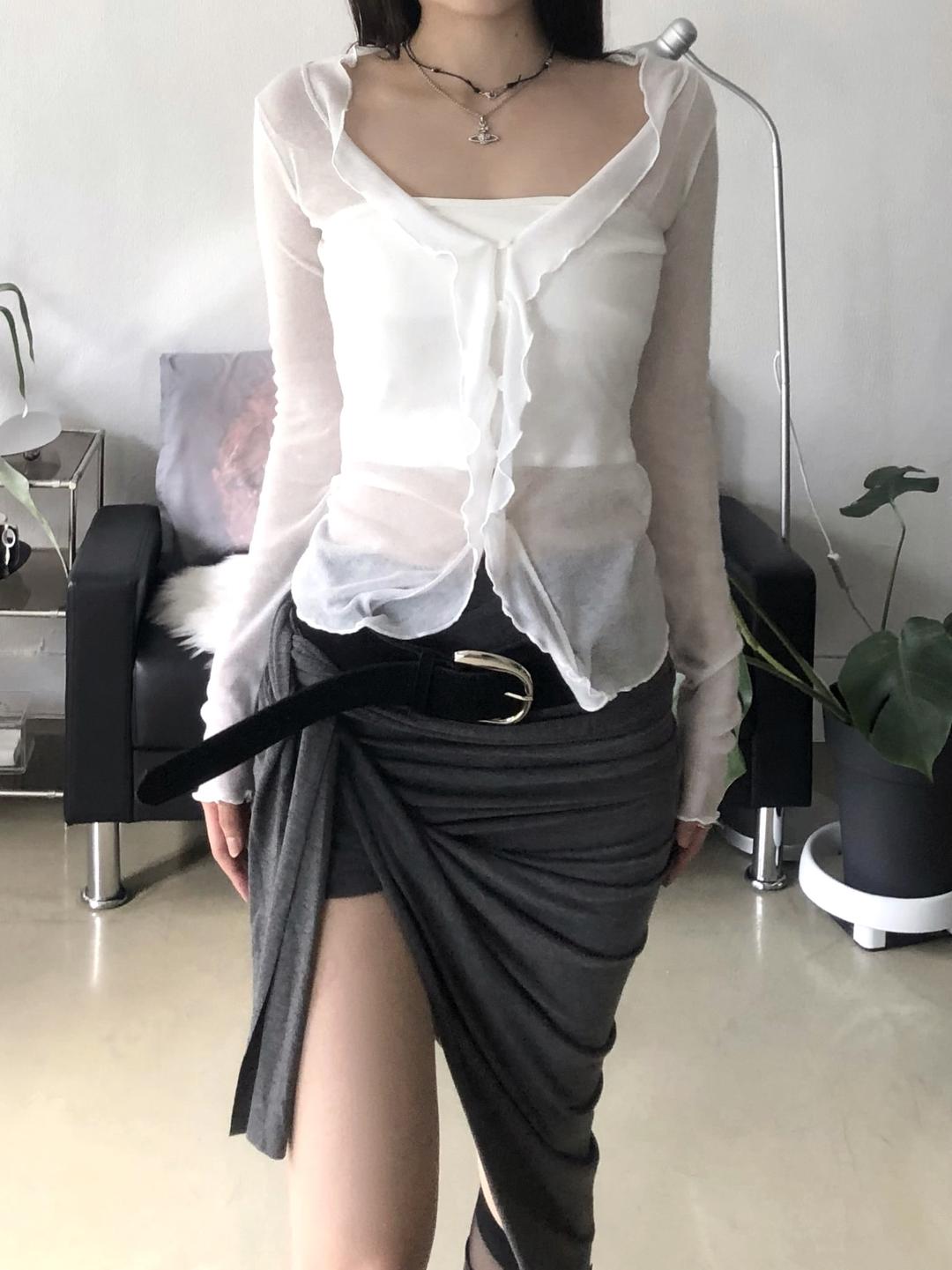 Serel Sheer Cardigan(3 color)