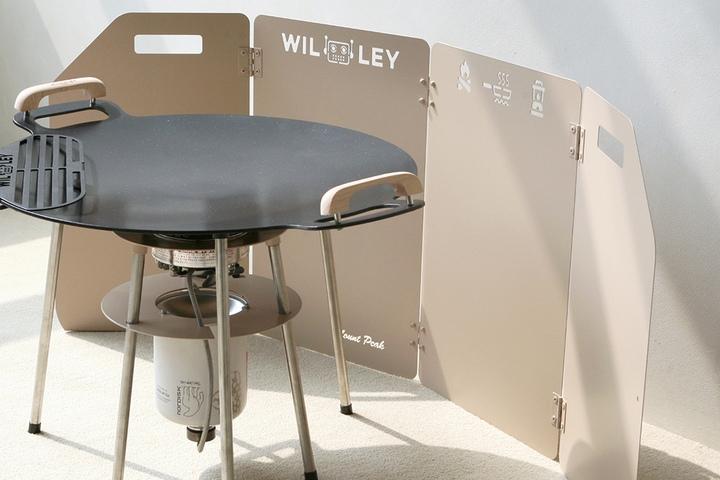 윌리 캠핑 버너 그리들 바람막이 대형 + 보관 가방