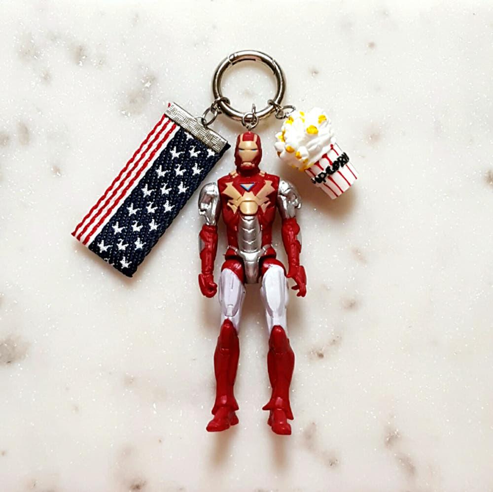 아이언맨 키링 자동차키링 키체인 키홀더 가방고리