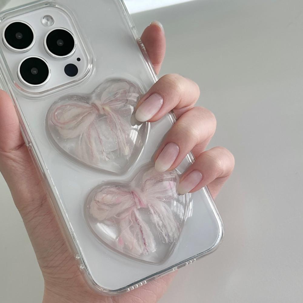 러브 리본 레진 케이스