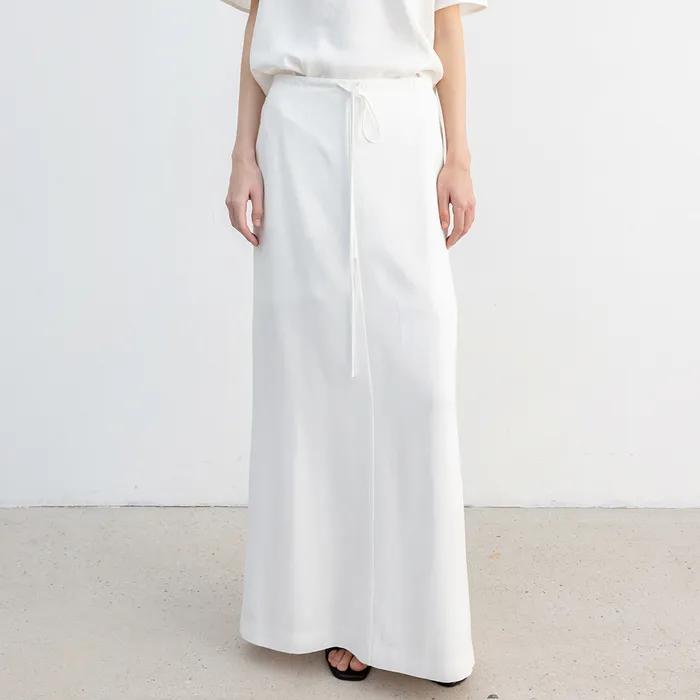 [2차 리오더] Modal String Skirt_White
