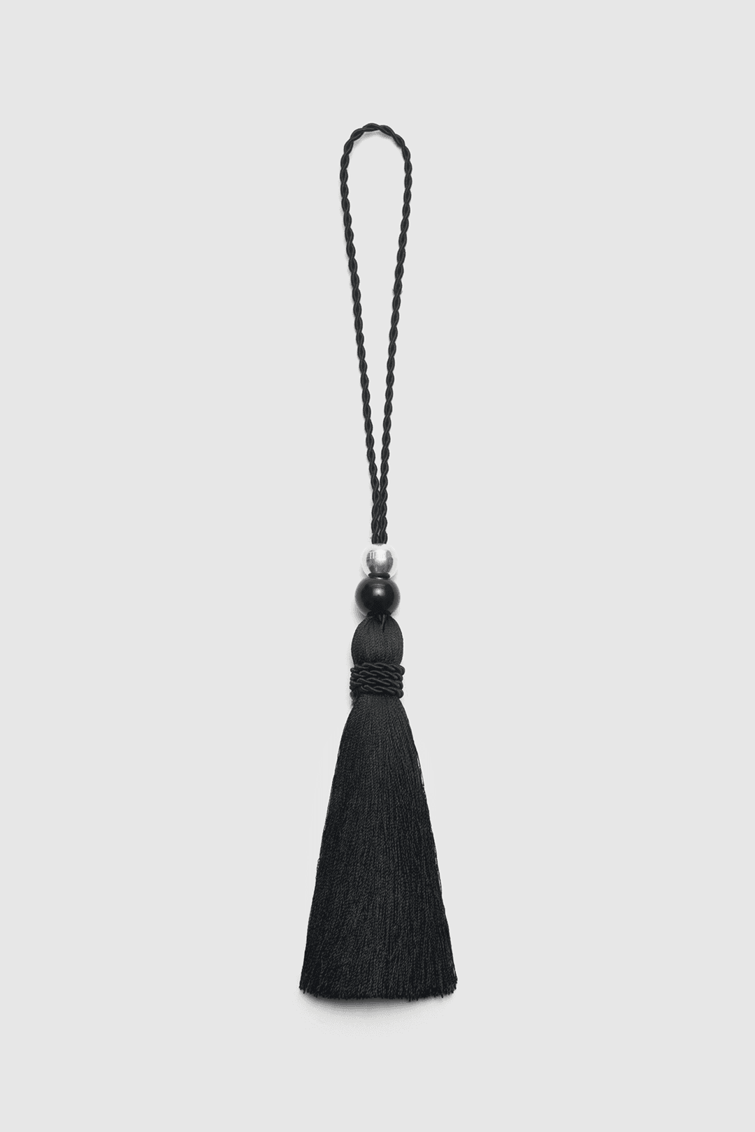 SILVER TASSEL CHARM