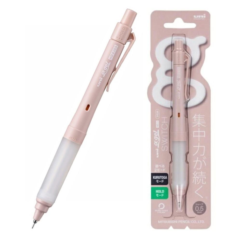 유니 알파겔 스위치 쿠루토가 샤프 0.5 젤라또 한정판 코튼 핑크