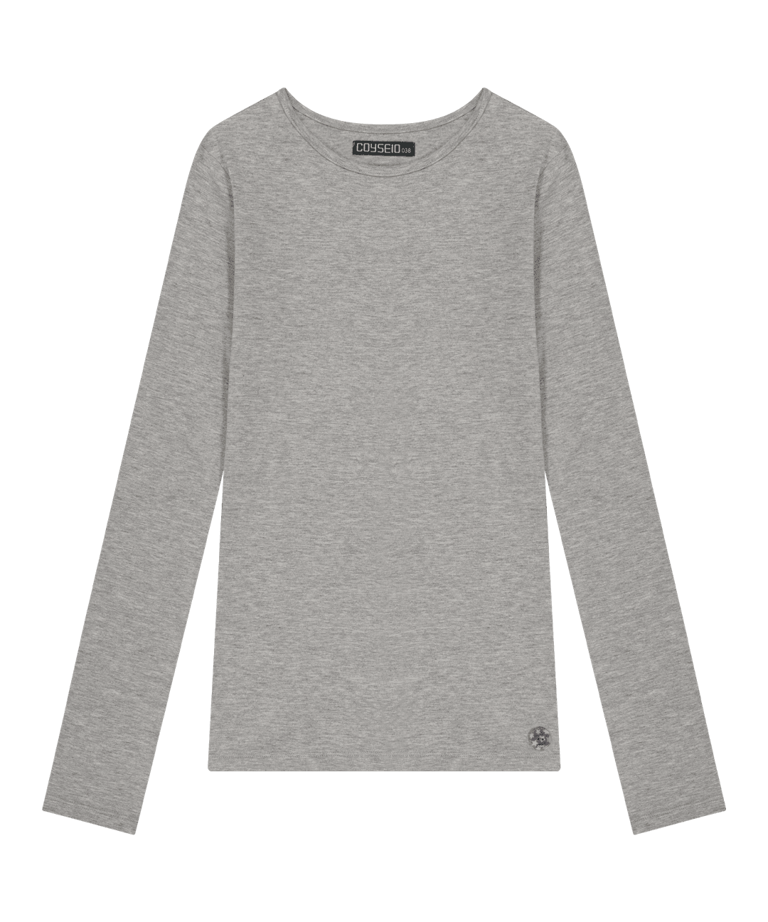 038 SOFT LONG SLEEVES MELANGE GREY