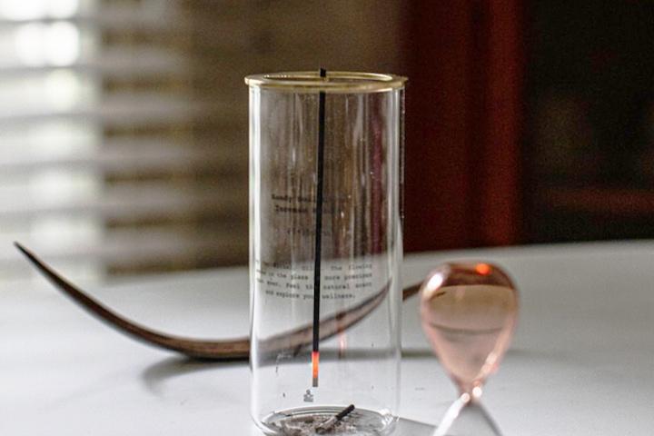 [인테리어 소품] 샌디 소일 글래스 인센스 스틱 홀더 유리