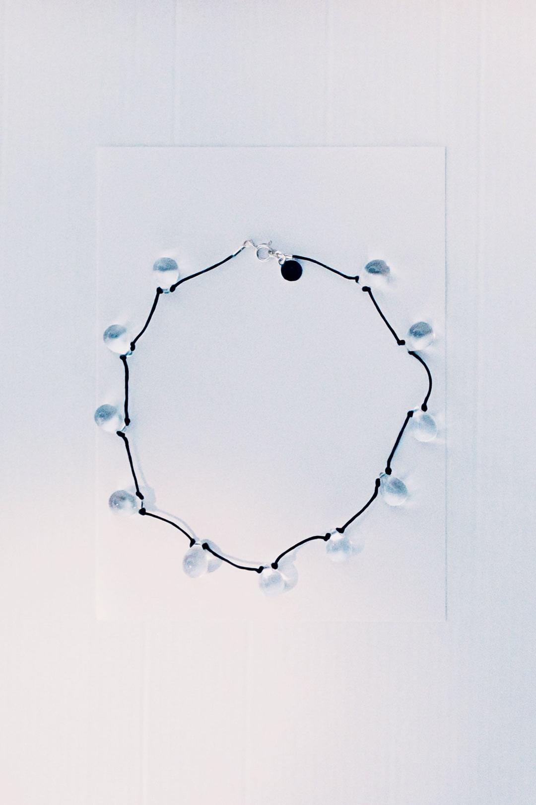 Sisi Joia - NOUE necklace - Clear/ Black