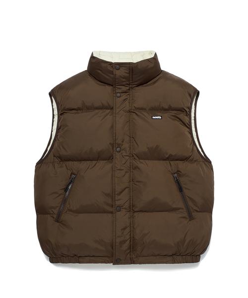 PUZZLE PUFFER VEST (BEIGE)