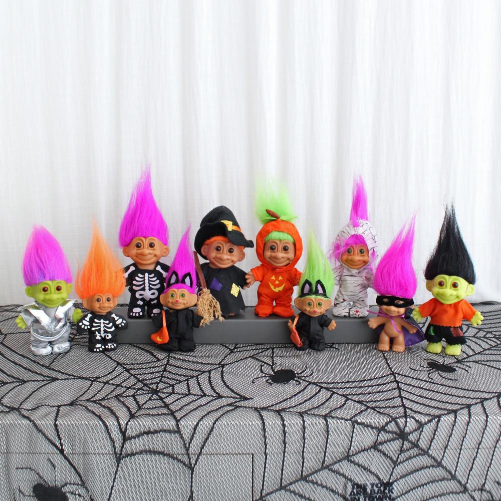 할로윈 트롤 - ﻿마녀 해골 호박 외계인 미이라 프랑켄 미니 트롤 ﻿[빈티지]