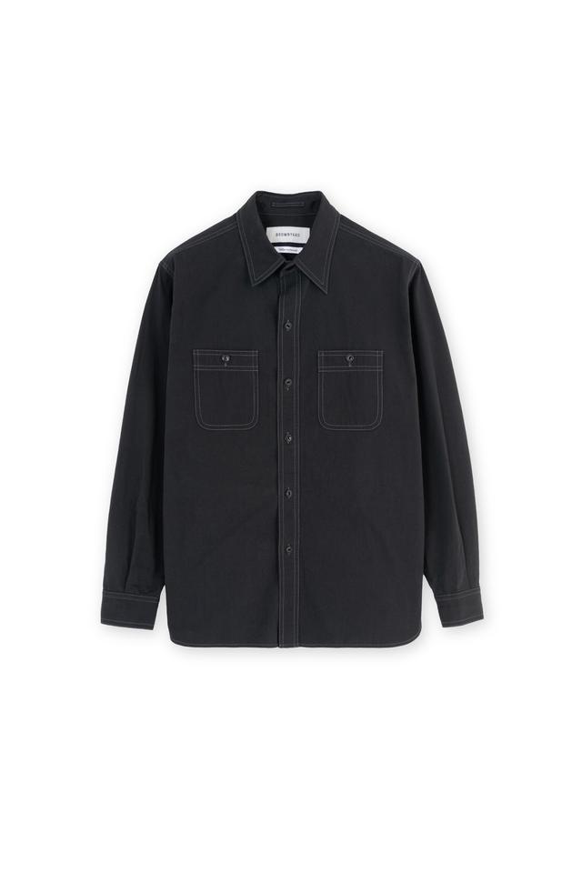 (3/28 예약배송) Washed Work Shirt, Black
