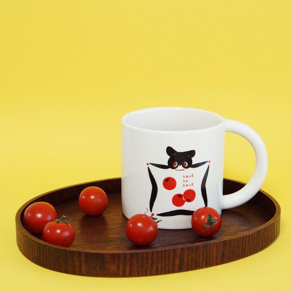 퍼지와 토마토 머그컵