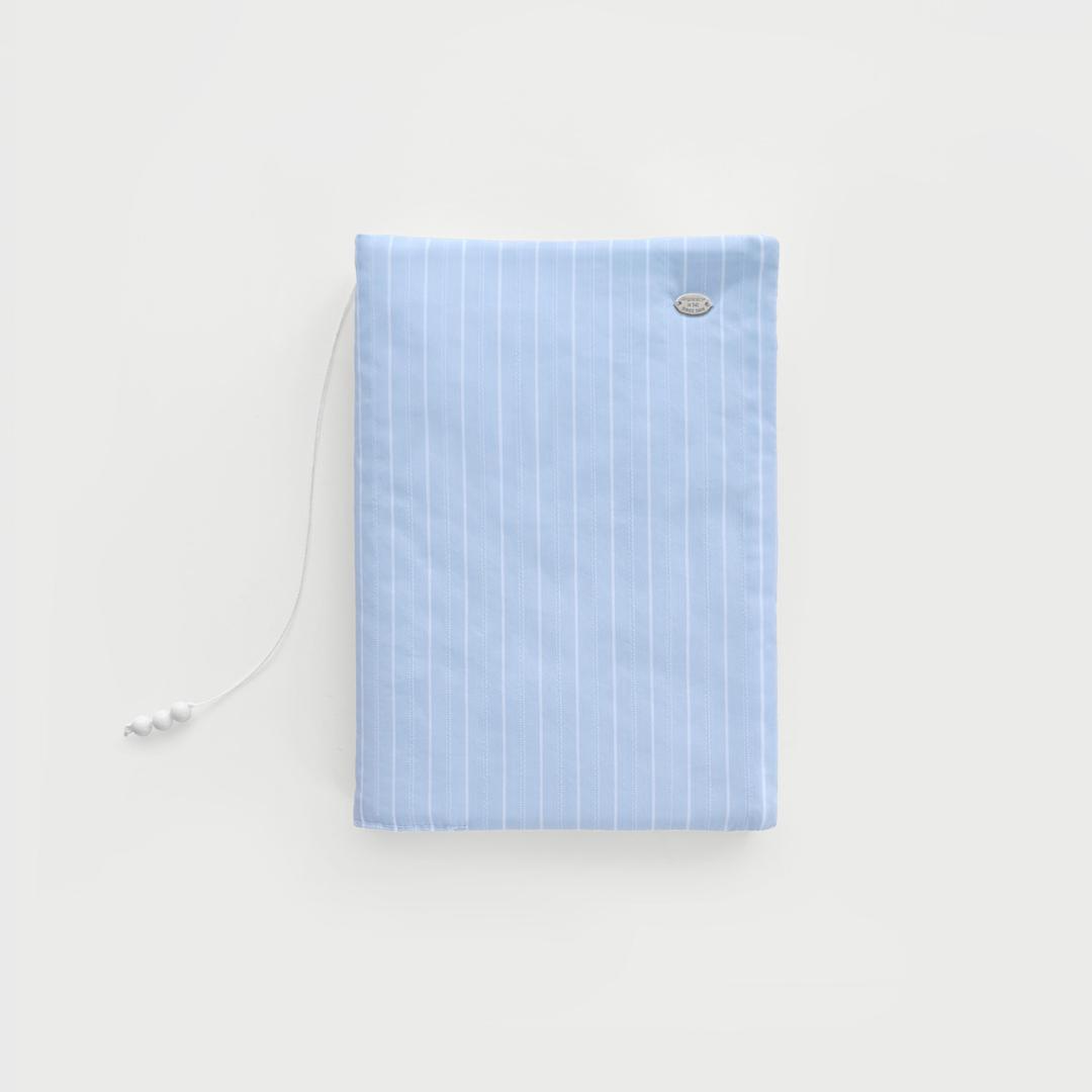 stripe book cover (blue)