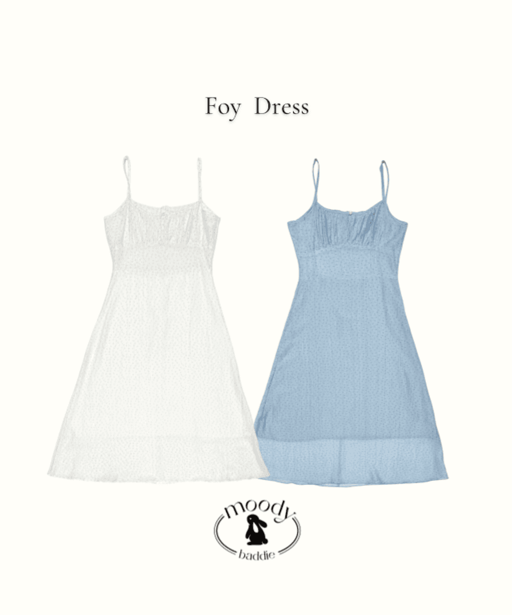 무디배디 [휴양지/퀄보장] 포이 플라워 원피스 (2color)