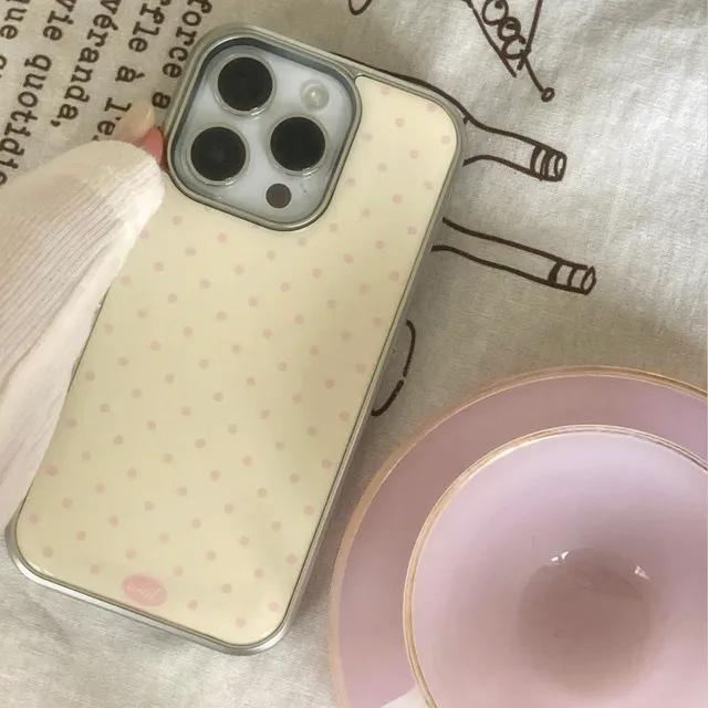 berry cheese cake🍰Dear Dot epoxy bumper case 베리 치즈케이크 디얼 닷 땡땡이 에폭시 범퍼케이스 핀터무드 온일 자체제작 폰케이스 커플케이스
