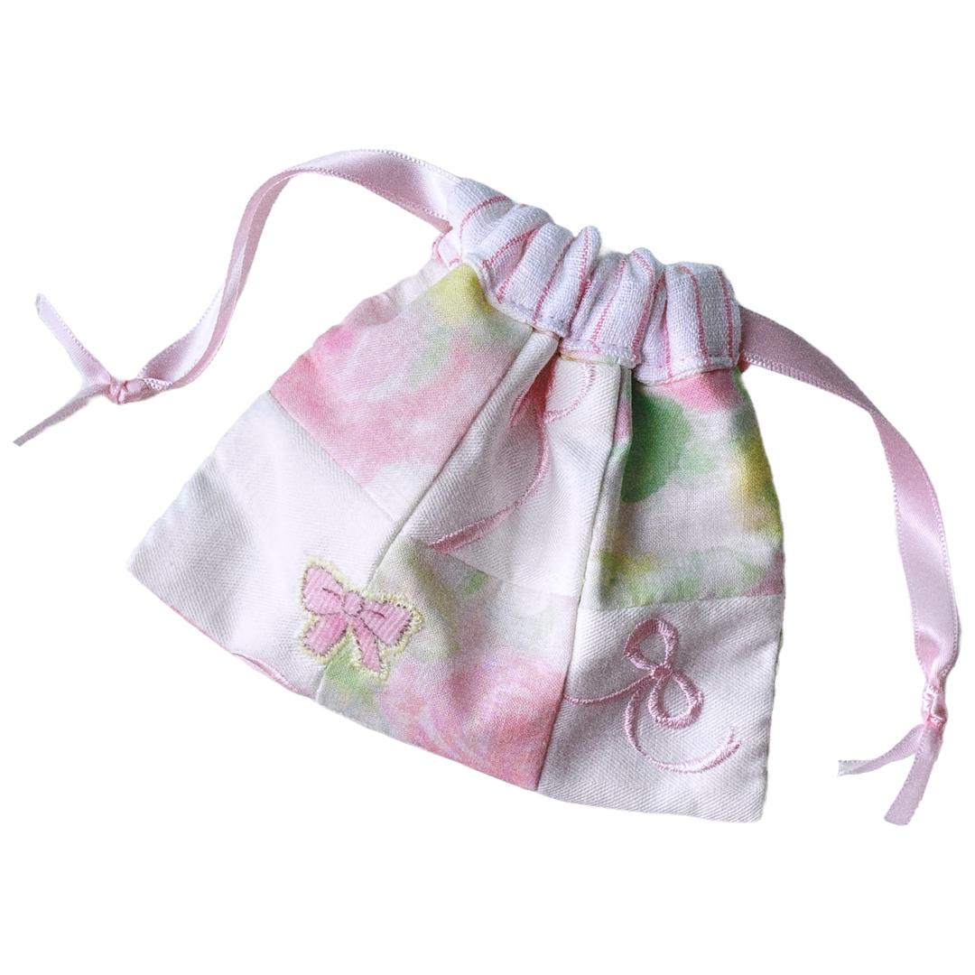 candy patchwork pouch