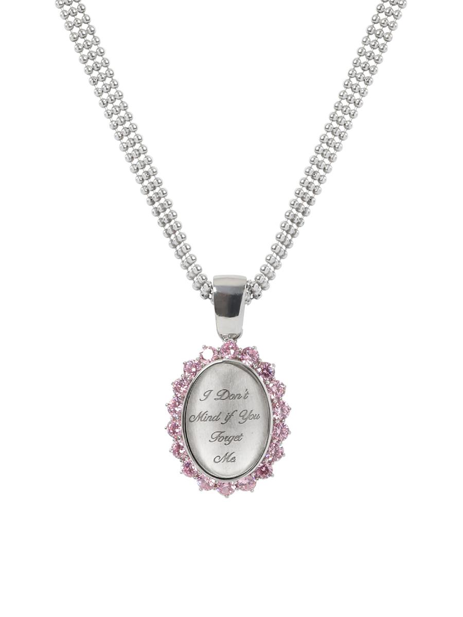 Moment necklace(Lettering lace chain)