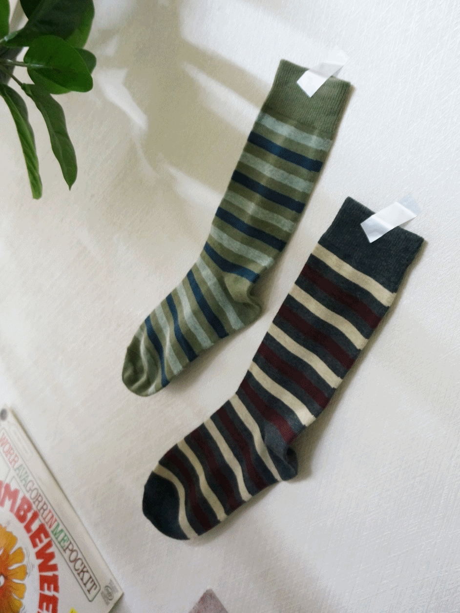 stripe long socks