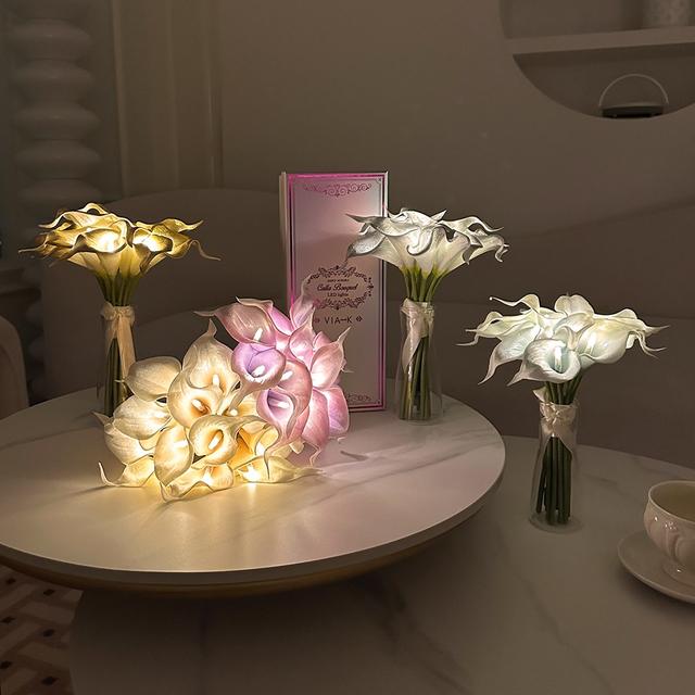 [NEW] 샤이니 카라 부케 LED 무드등 - shiny calla bouquet LED lights