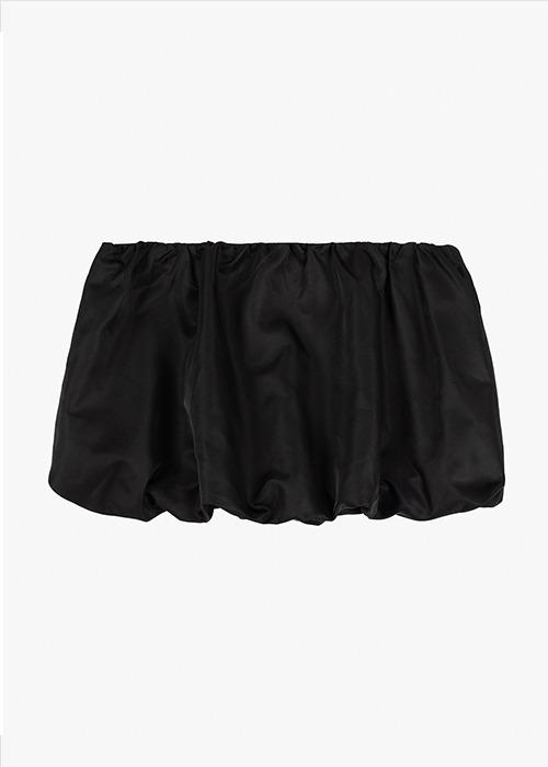 Mini bubble skirt (black)