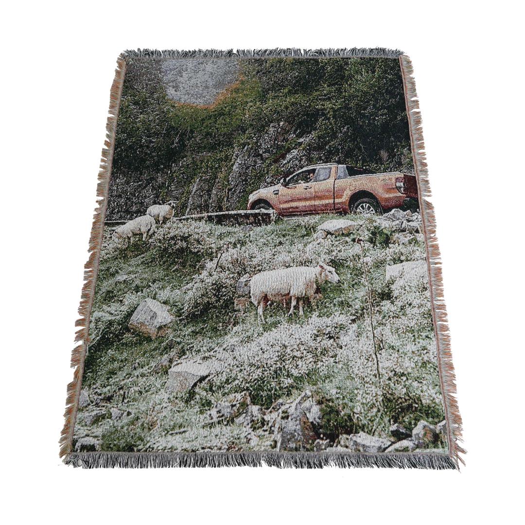Tapestry woven blanket WB04