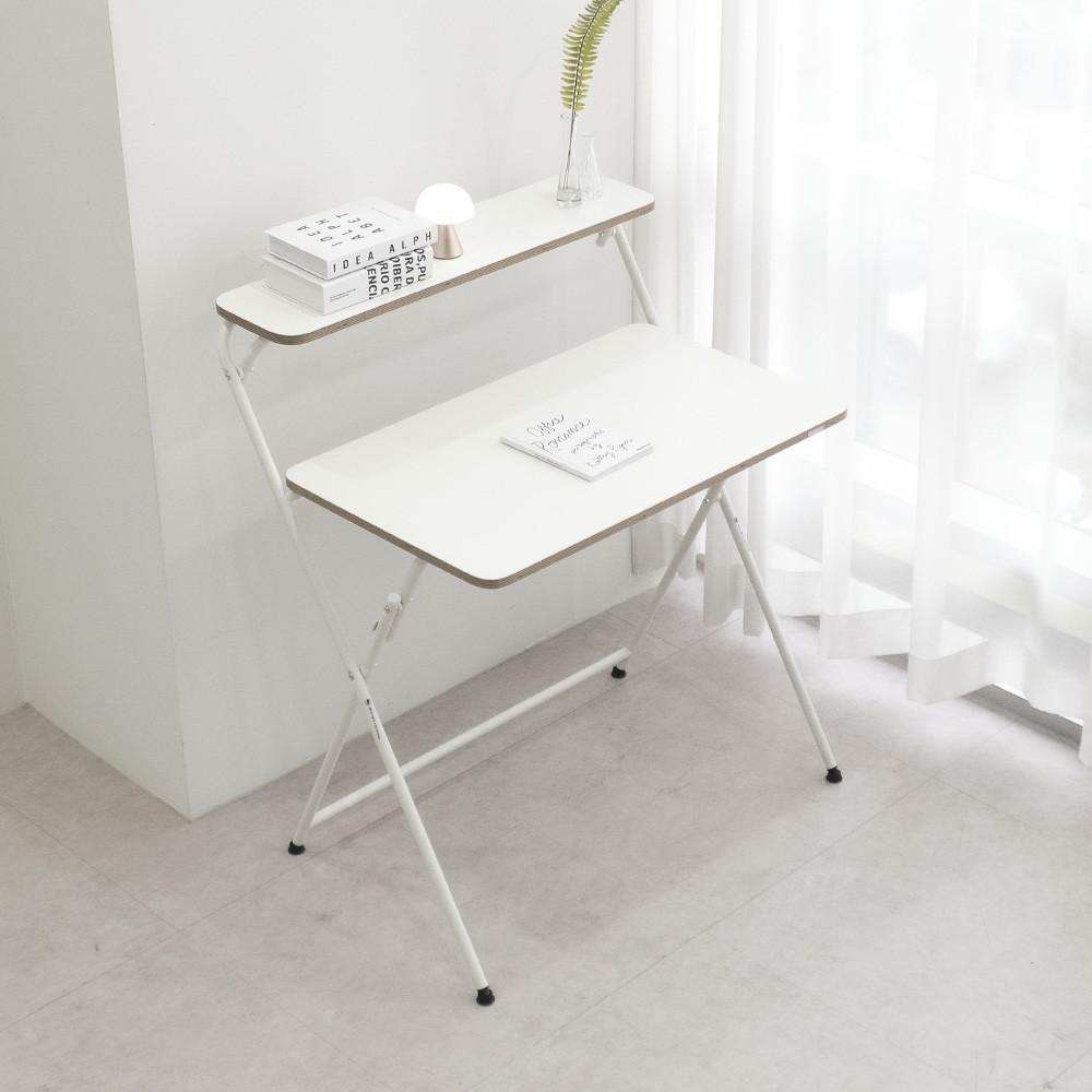 소프시스 메이저 폴딩 책상 선반형 863 / 재택근무 1인용 접이식 책상