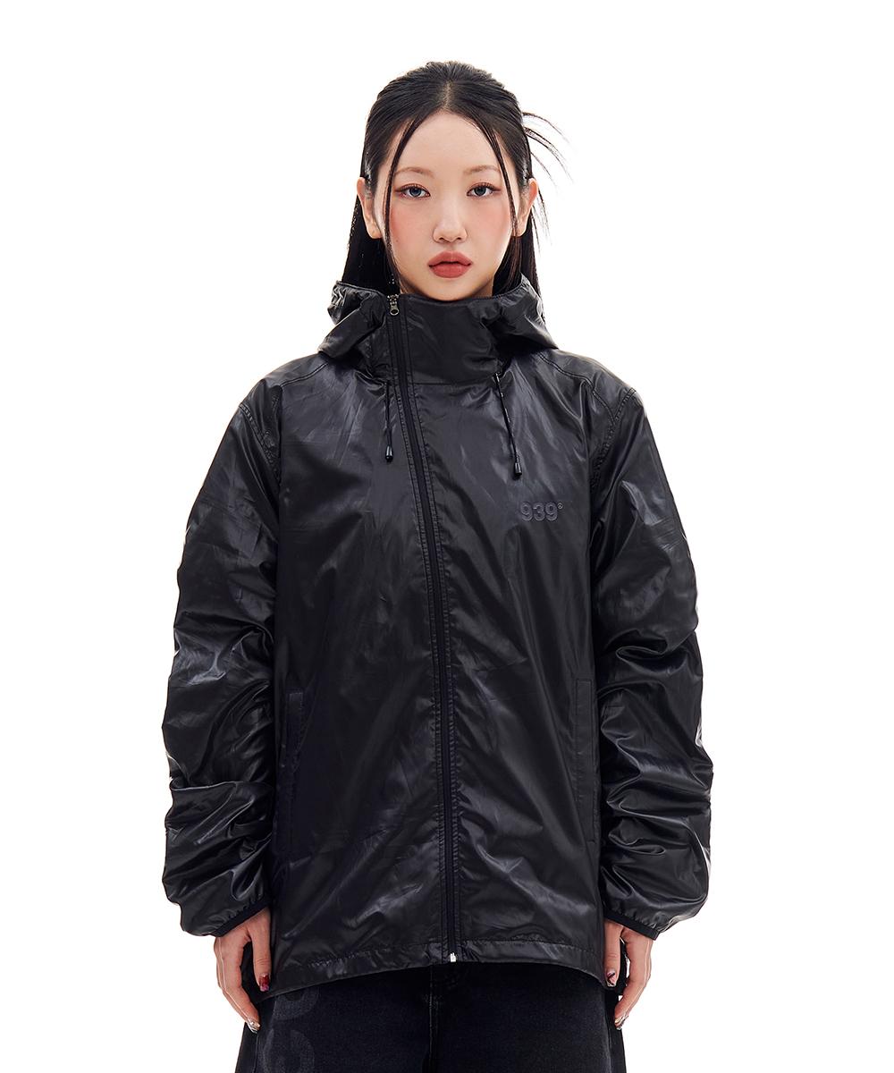 CURVED WINDBREAKER (BLACK)