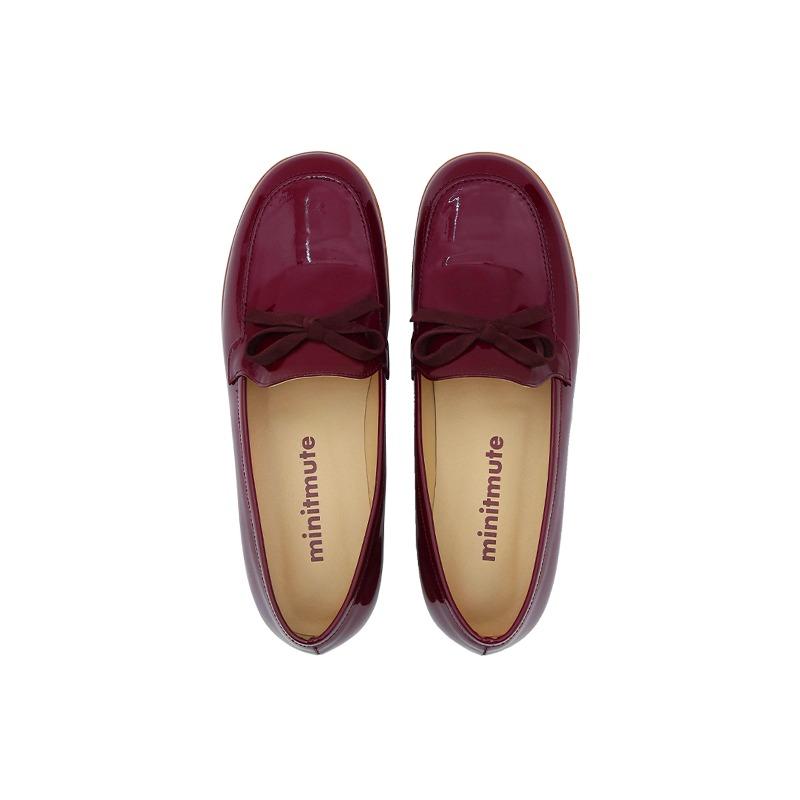 denny loafer - patent wine