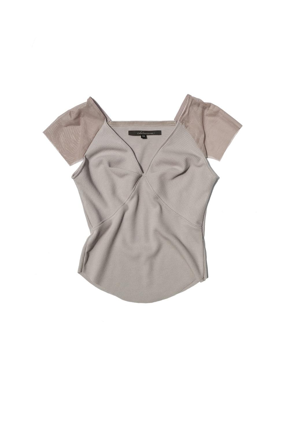 single dart jersey top