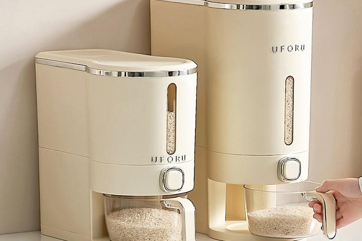 가정용 원터치 쌀통 10kg 5kg 밀폐 쌀보관통