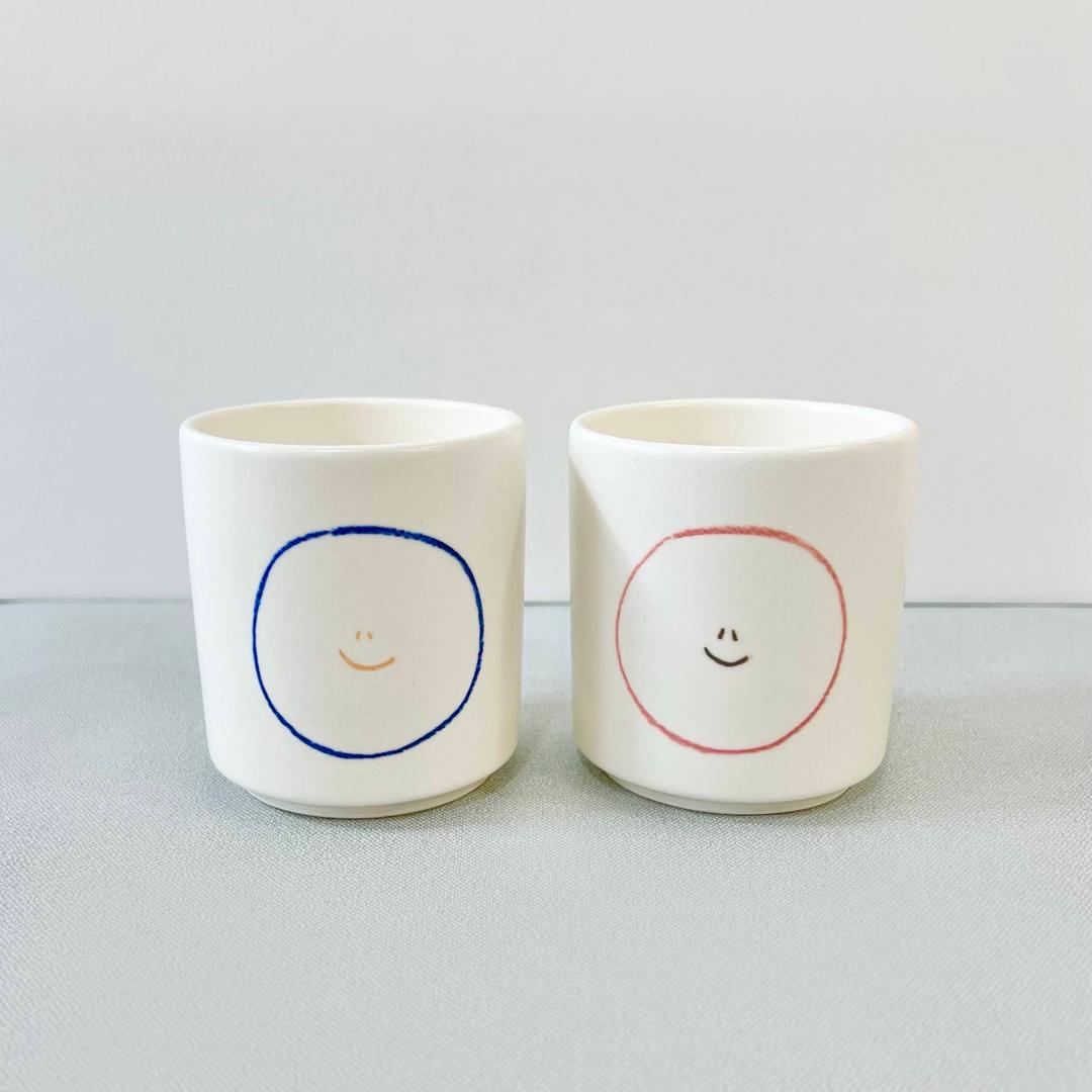 [포터리씨] 스마일 머그컵(레드/블루)