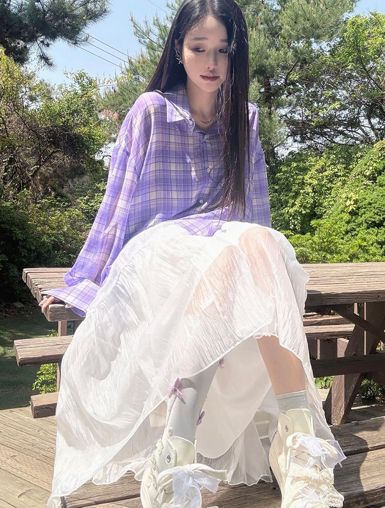 문릿 글로우 롱 스커트 Moonlit Glow Skirt